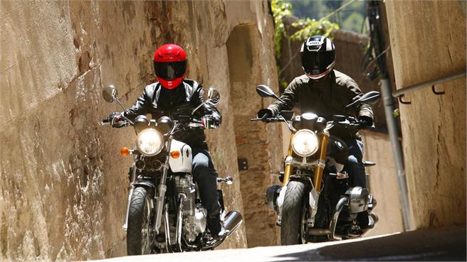 BMW R nineT vs Honda CB 1100EX