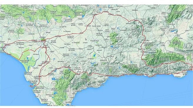 Vuelta a Andalucía en Vespa en 48 horas
