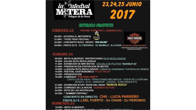 Calendario Motero: Las actividades