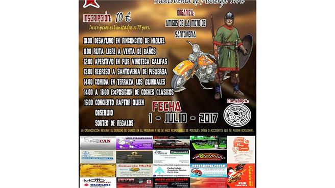 Calendario Motero: Las actividades