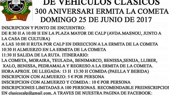 Calendario Motero: Las actividades