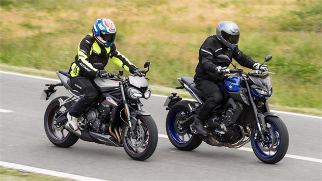 Yamaha MT-09 vs. Triumph Street Triple R