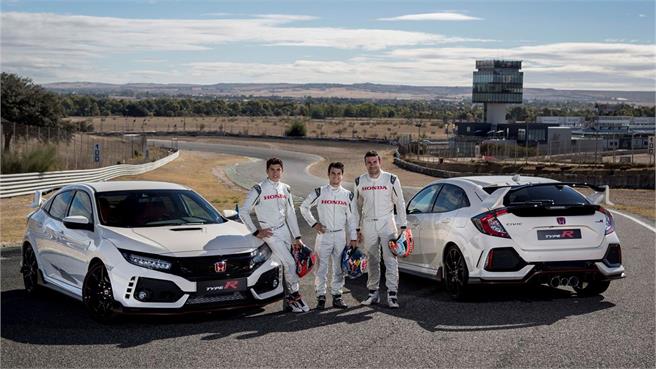 Pilotos del nuevo Honda Civic Type R