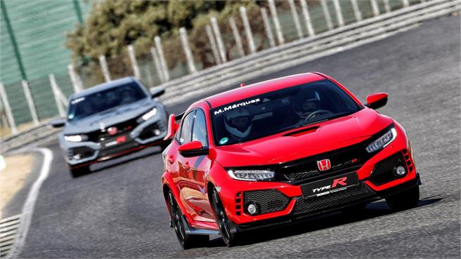 Pilotos del nuevo Honda Civic Type R