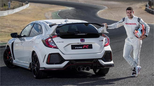 Pilotos del nuevo Honda Civic Type R