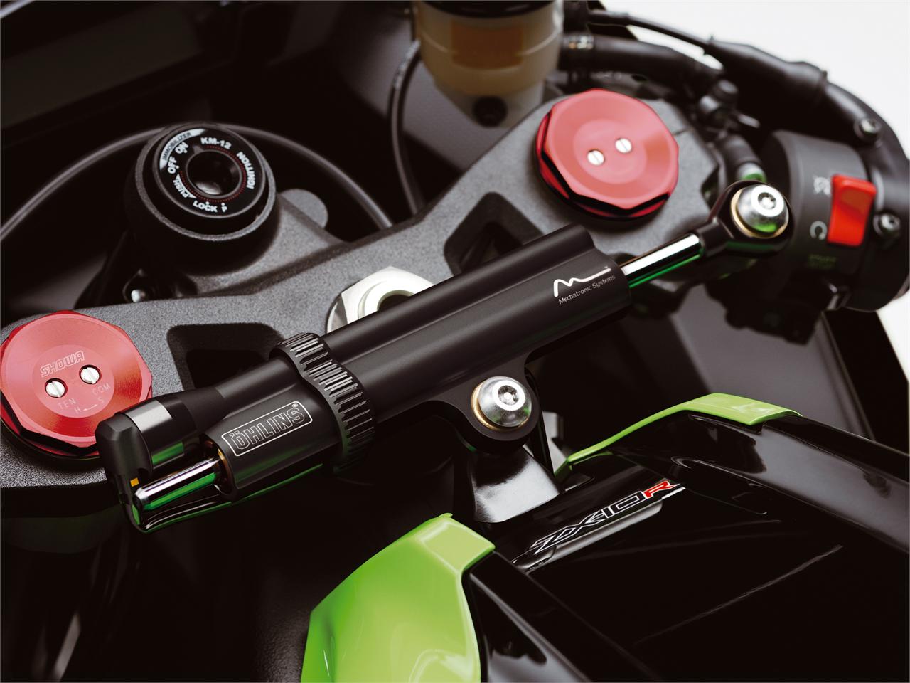 Kawasaki ZX-10 R 2013: Öhlins de dirección electrónico