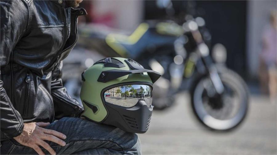 Casco Moto Jet Blanco Con gafas Protectoras - Sunra Oficial Europa