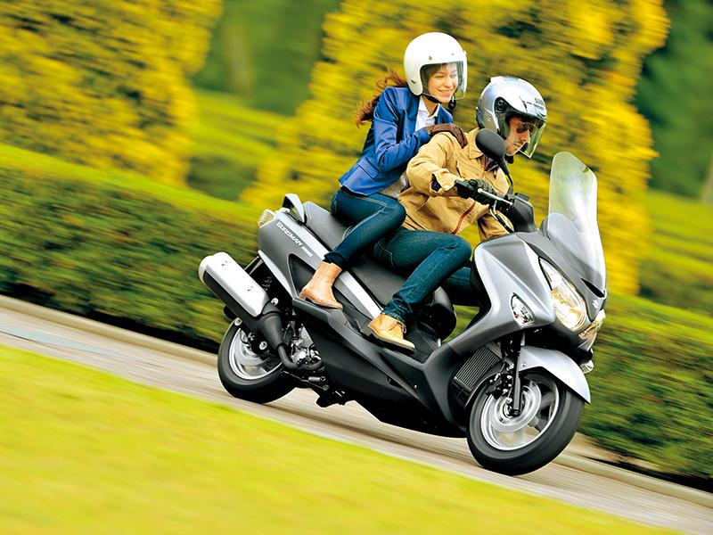 Suzuki 125 Burgman de 2014.