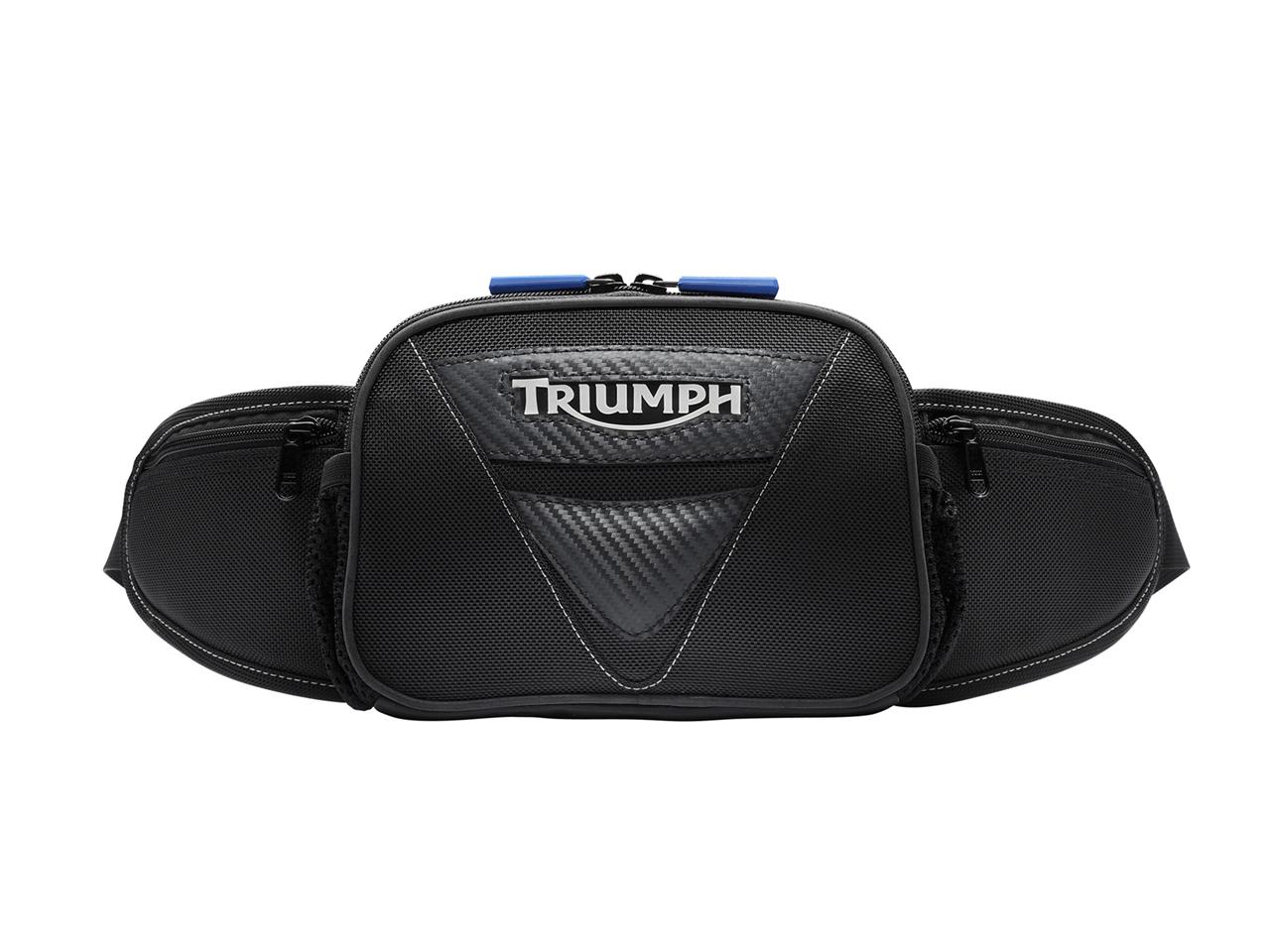 Riñonera porta casco de Triumph: Práctico y útil porta casco