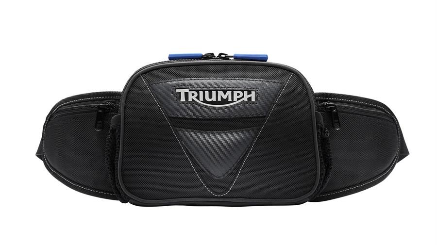 Riñonera porta casco de Triumph: Práctico y útil porta casco