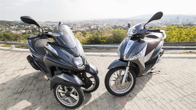Piaggio Medley vs. Yamaha Tricity