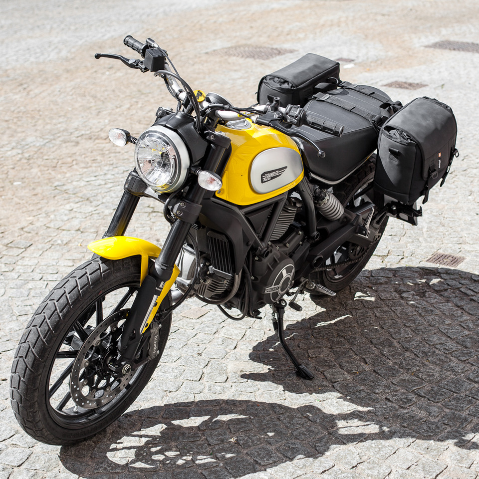 Alforja de moto Kriega Saddlebag SOLO-14 / DUO-28, Distribuidor Oficial  KRIEGA