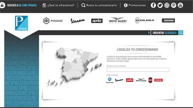 Nueva Web del Grupo Piaggio