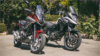 Honda NC750X DCT vs. Suzuki V-Strom 650 ABS: Excelentemente prácticas 2017  | Noticias Motos.net