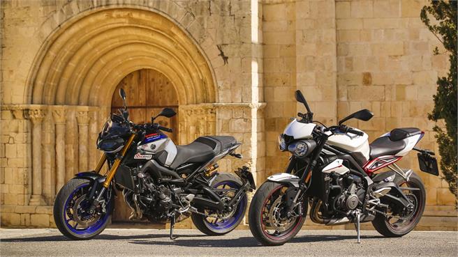 KTM 790 Duke, Ducati Monster 821, Triumph Street Triple R y Yamaha MT09 SP