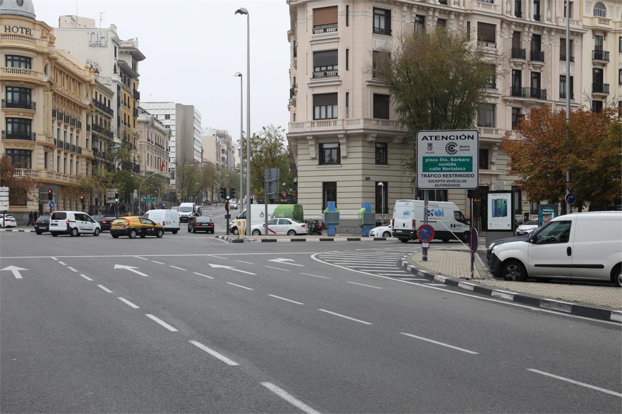 Madrid Central con un área de 472 hectáreas y acceso restringido salvo a los residentes. Foto: Ayuntamiento de Madrid.