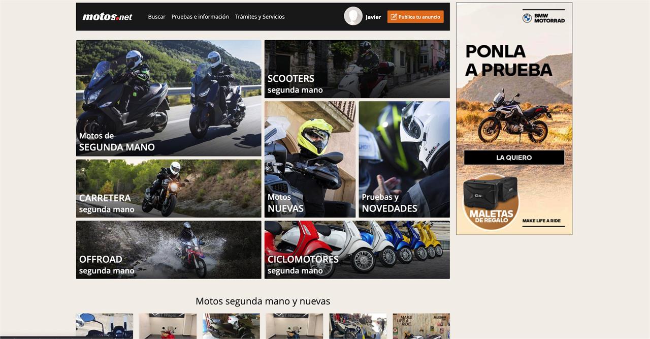 En motos.net además de motos de ocasión podrás encontrar motos nuevas, ofertas y pruebas de producto. 