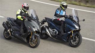 Comparativo Honda Forza 750 vs Yamaha TMAX 560 Tech MAX 2021 | Noticias  Motos.net