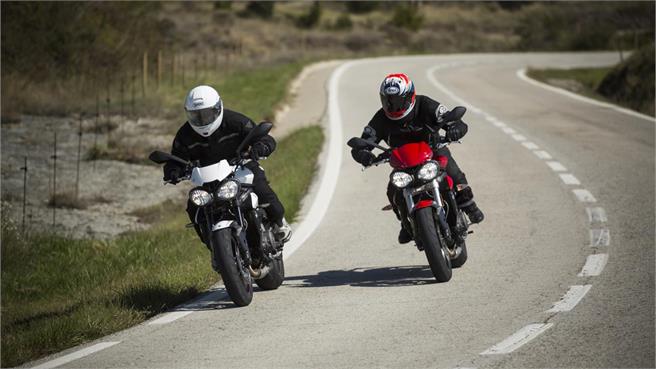 Triumph Street Triple S vs R 2017