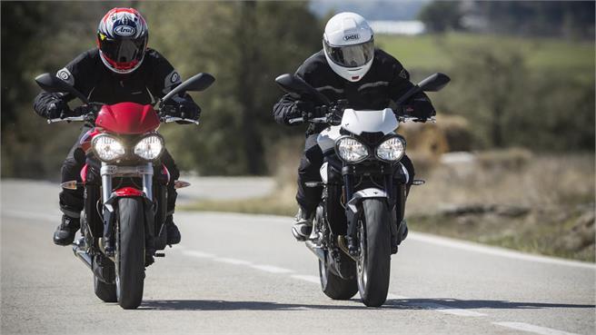 Triumph Street Triple S vs R 2017