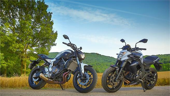 moto kawasaki vs yamaha